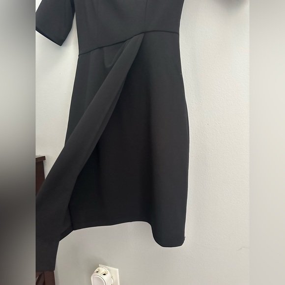 Lulus Westwood Black Half Sleeve Sheath Dress Size Small - Picture 8 of 11